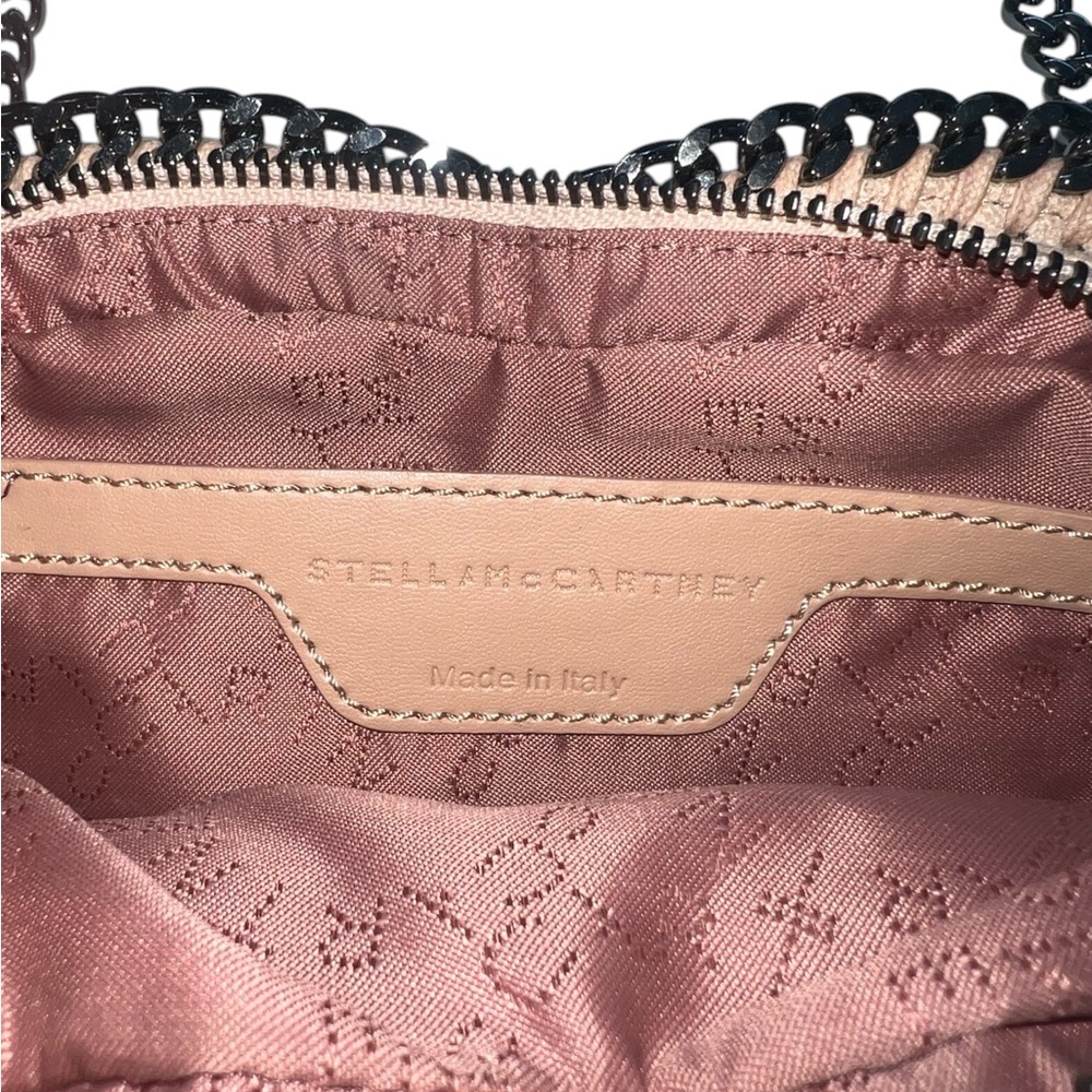 Stella McCartney Tan and Black Heart Crossbody Bag - Picture 5 of 6